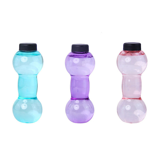 Triple Bubble Plastic Water Bottle 450-500ml Custom Print PET Drink Bottle Wholesale