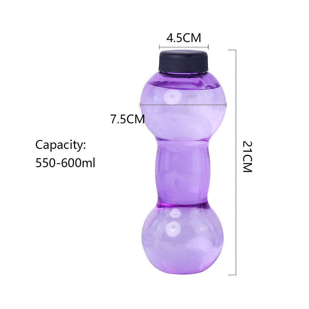 Triple Bubble Plastic Water Bottle 450-500ml Custom Print PET Drink Bottle Wholesale