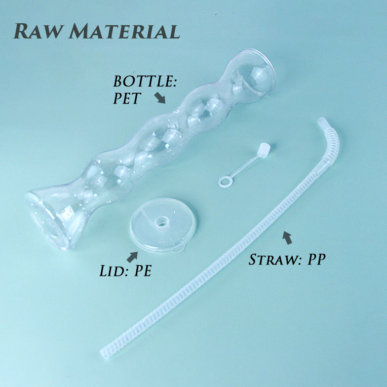 Wavy Tall Plastic Yard Cups 450-500ML PET PP Custom Logo Disposable Straw Cup For Bar Amusement Park Pool Party Wholesale