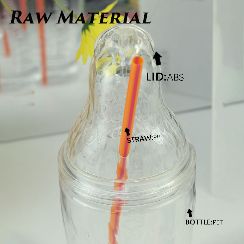 700ML Transparent 3D Eagle Shape PET Plastic Cup Reusable Custom Logo Party Drinking Tumbler