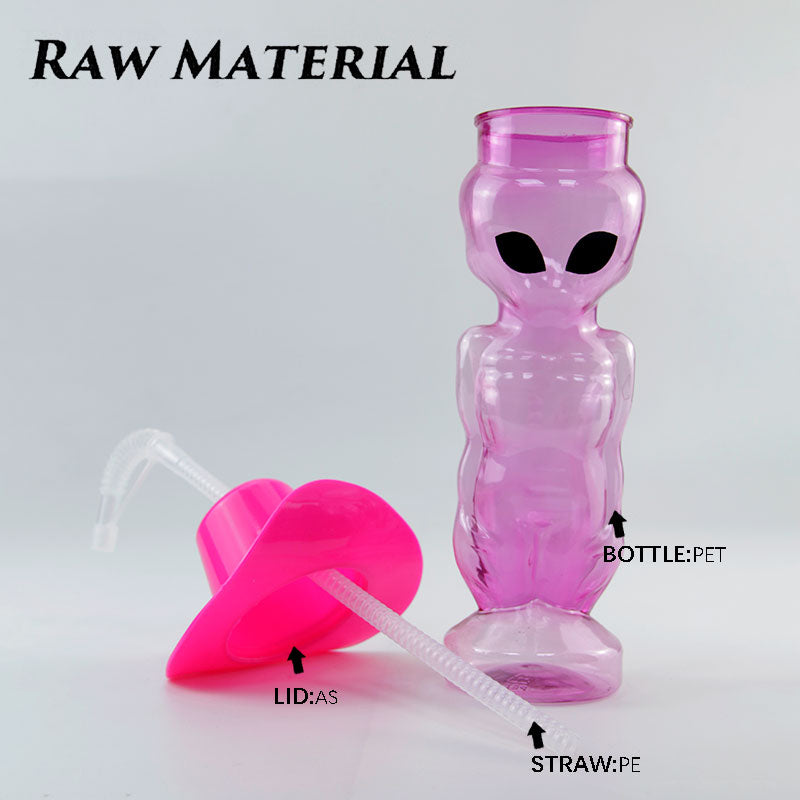 450-500ML PET PP PE Plastic Straw Cup Custom Logo Screen Heat Transfer Printing Embossed Water Cup Custom Color Portable Drinking Tumbler